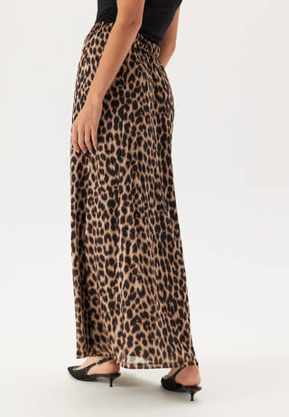 Mesh Wide Maxi Skirt