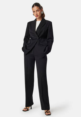 Mid Waist Suit Trousers