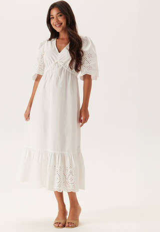 Midi Broderie Anglaise Dress