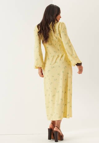 bubbleroom-midi-button-volume-sleeve-dress-light-yellow_3