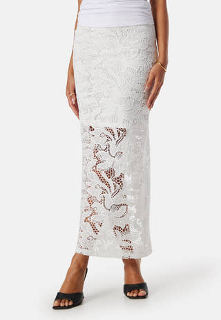 Midi Lace Skirt