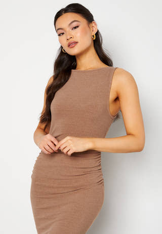 Minea drapy sleeveless dress