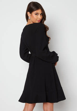 Miriam flounce wrap dress