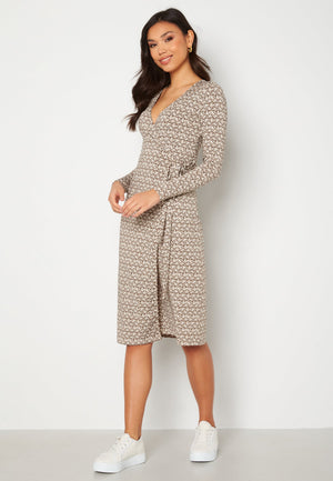 Wrap Midi Dress