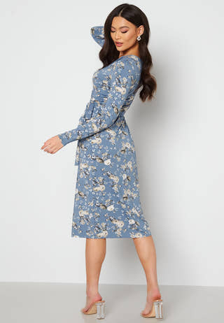 Wrap Midi Dress