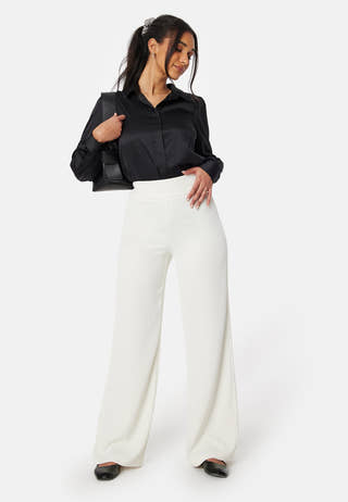 Satin Puff Sleeve Shirt