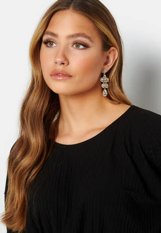 Nicolina long sleeve tie top