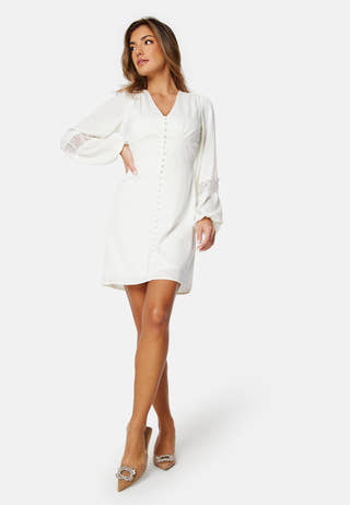 Button Front L/S Dress