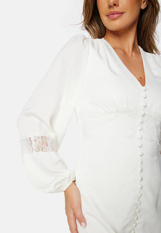 Button Front L/S Dress