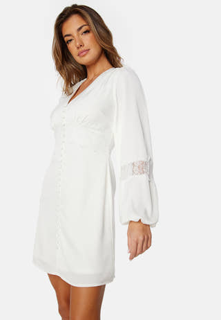 Button Front L/S Dress