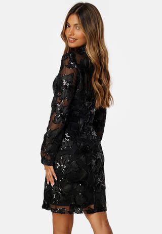 Embroidered Sequin Dress