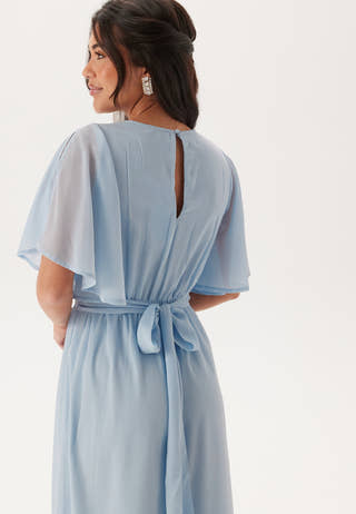 Butterfly Sleeve Midi Dress