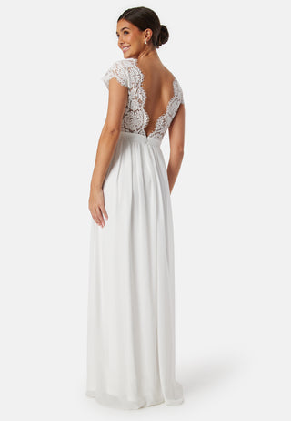 Lace Open Back Wedding Gown