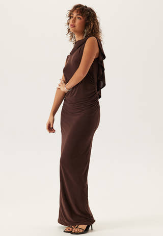 Cape Soft Maxi Dress