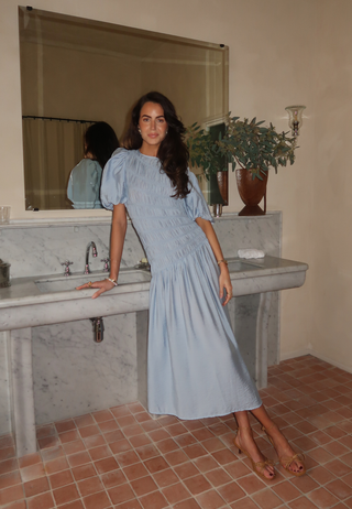 CC Puff Sleeve Smock Dress