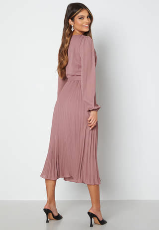 Christa Pleated Midi Dress