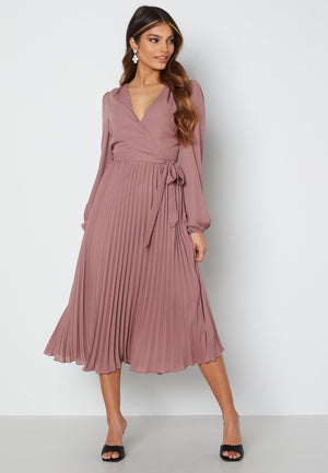 Christa Pleated Midi Dress