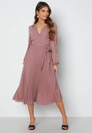 Christa Pleated Midi Dress
