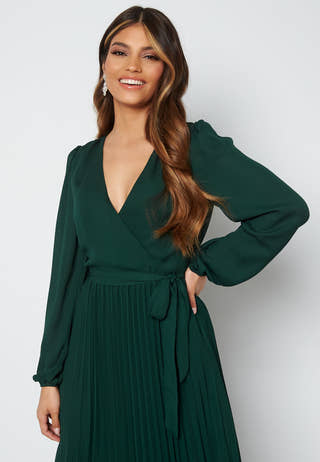 Christa Pleated Midi Dress