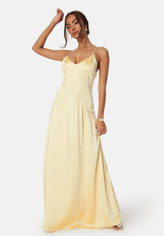 Satin Strap Gown