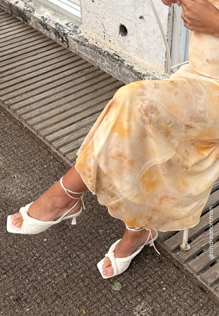 Cowl Neck Mesh Dress