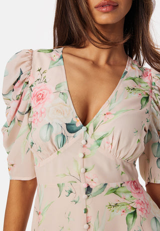 High-Low Short Sleeve Dress