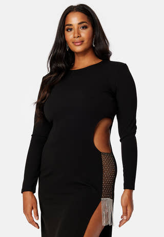 Super cut out  Bejewelled Gown