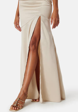 High slit gown