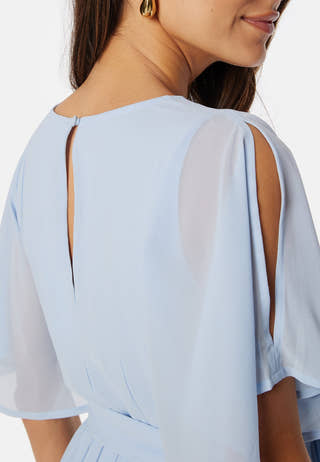 Butterfly Sleeve Midi Dress