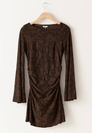 Jacquard Stretch Short Dress