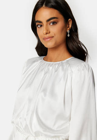 Klara Satin Maxi  Dress