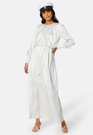 Klara Satin Maxi  Dress
