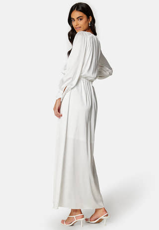 Klara Satin Maxi  Dress