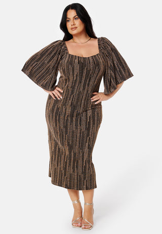 Lova-Lii Sparkling Midi Dress