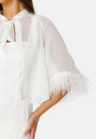 Marilyn Faux Feather Cover up