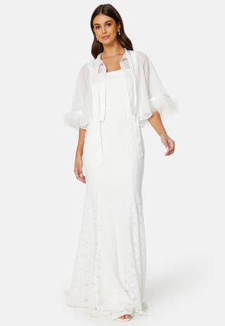 Marilyn Faux Feather Cover up