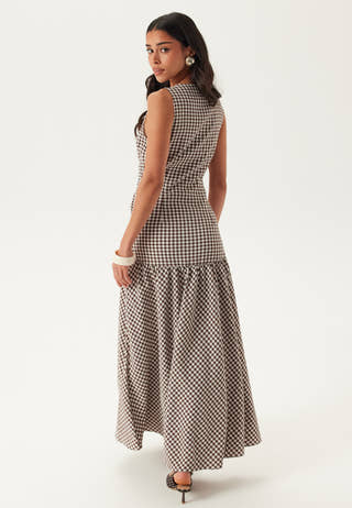 Ruched Front Ankle Dress