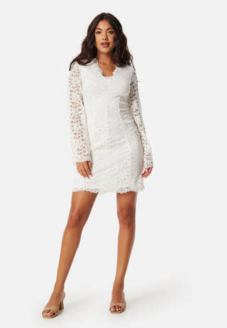 Scallop Edge Lace Dress
