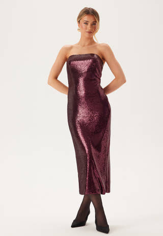 Sequin Bandeau Dress