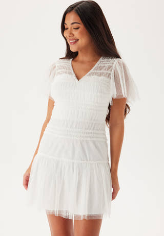 Sonia Mesh Frill Dress