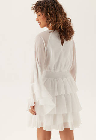 Triple Flounce Short Dress