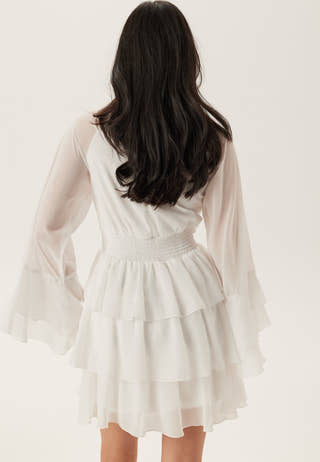 Triple Flounce Short Dress