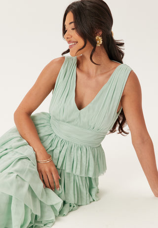 Tulle Frill Gown