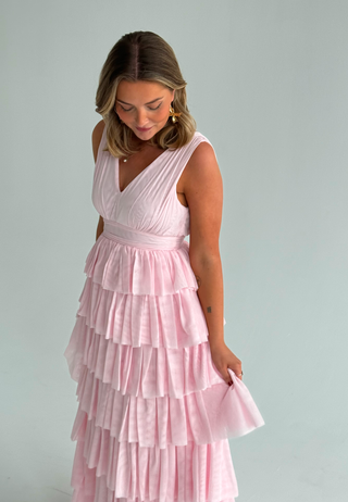 Tulle Frill Gown