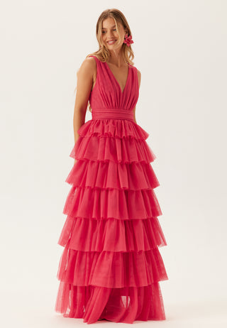 Tulle Frill Gown