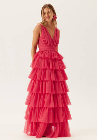 Tulle Frill Gown