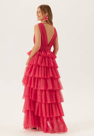 Tulle Frill Gown