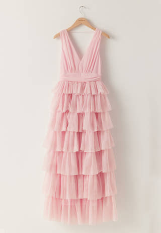 Tulle Frill Gown