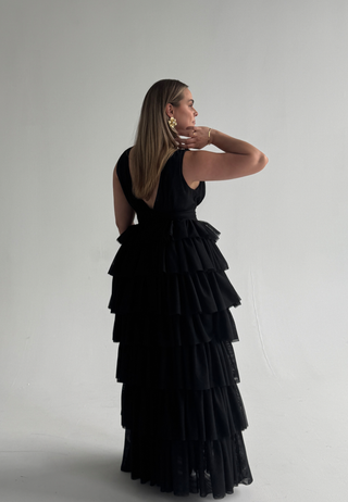 Tulle Frill Gown