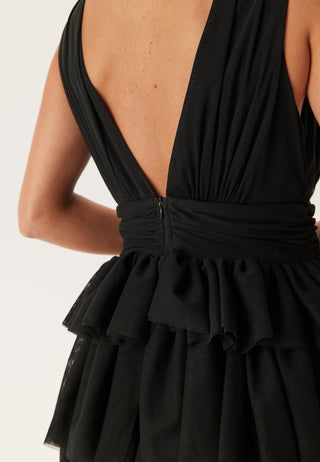 Tulle Frill Gown